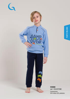 PIGIAMA BAMBINO M/L V30080 Ingrosso Pigiami 0/16 Anni Tellini S.r.l.